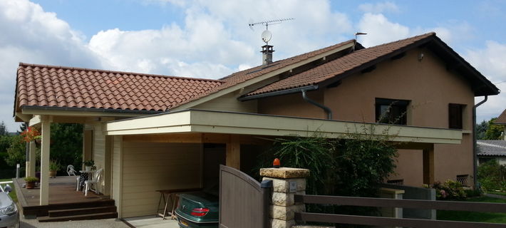 Extension judicieuse d'une maison d'habitation traditionnelle à bourgoin jallieu et ses environs