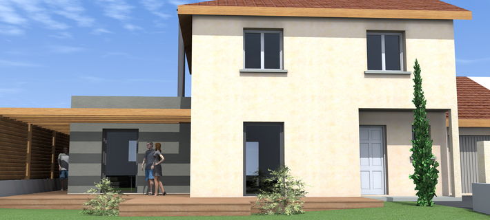 Aménagement partiel et extension d'une maison d'habitation principale