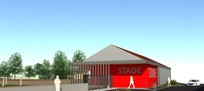 Vestiaires de Football avec local club