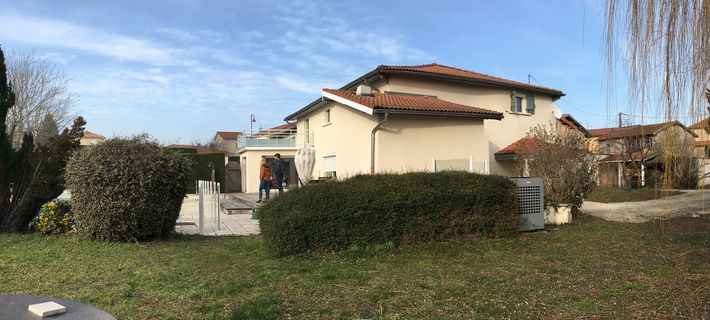 Extension contemporaine d'une maison d'habitation