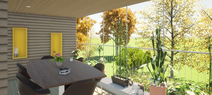 Extension d'un balcon pour un appartement