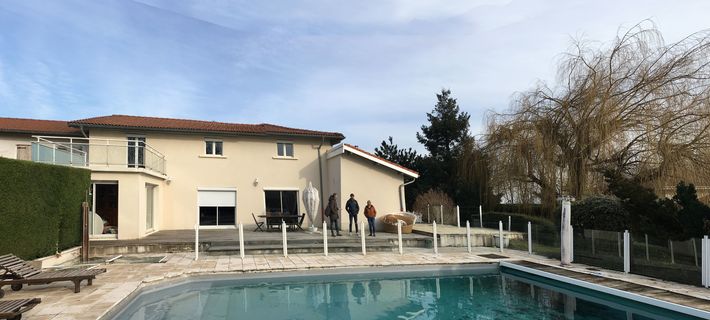 Extension contemporaine d'une maison d'habitation