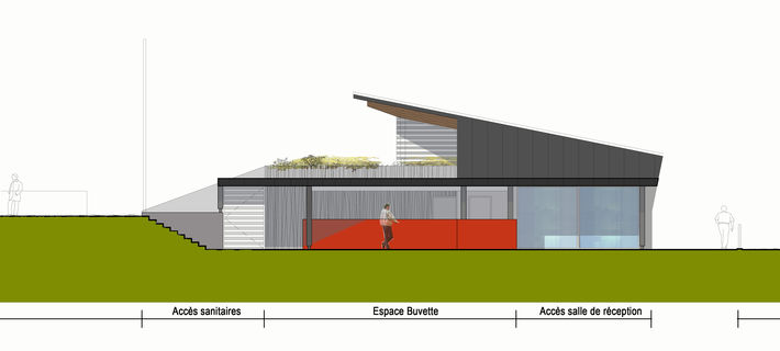 VESTIAIRES DE FOOTBALL à Creys-Mépieu - concours 2010 - projet non retenu