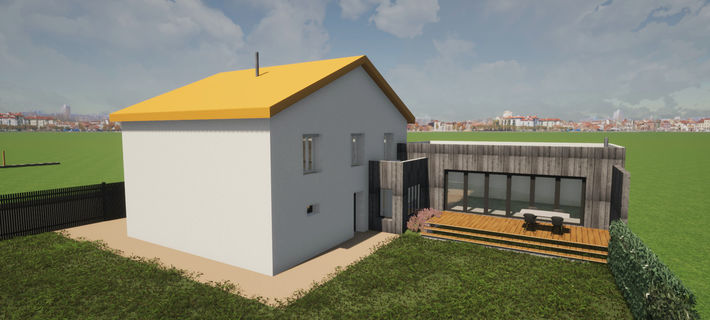 Création d'une extension de 50m2 pour une maison d'habitation