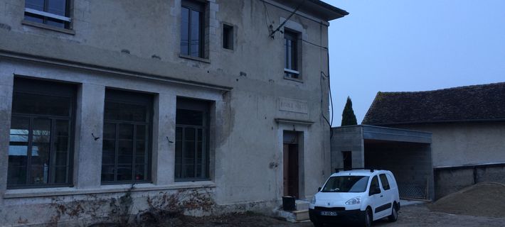 Réhabilitation d'une ancienne école en maison d'habitation